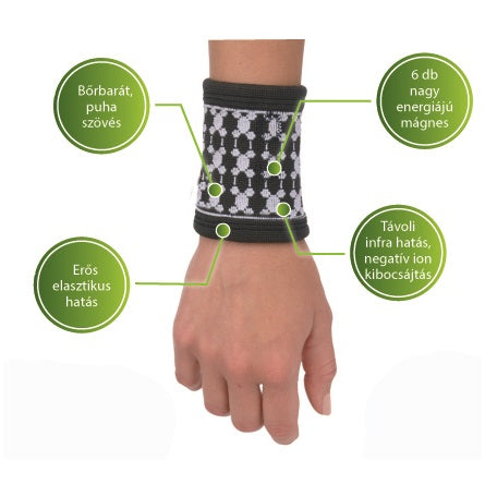 VivaFit Mágneses Csuklószorító Turmalinnal