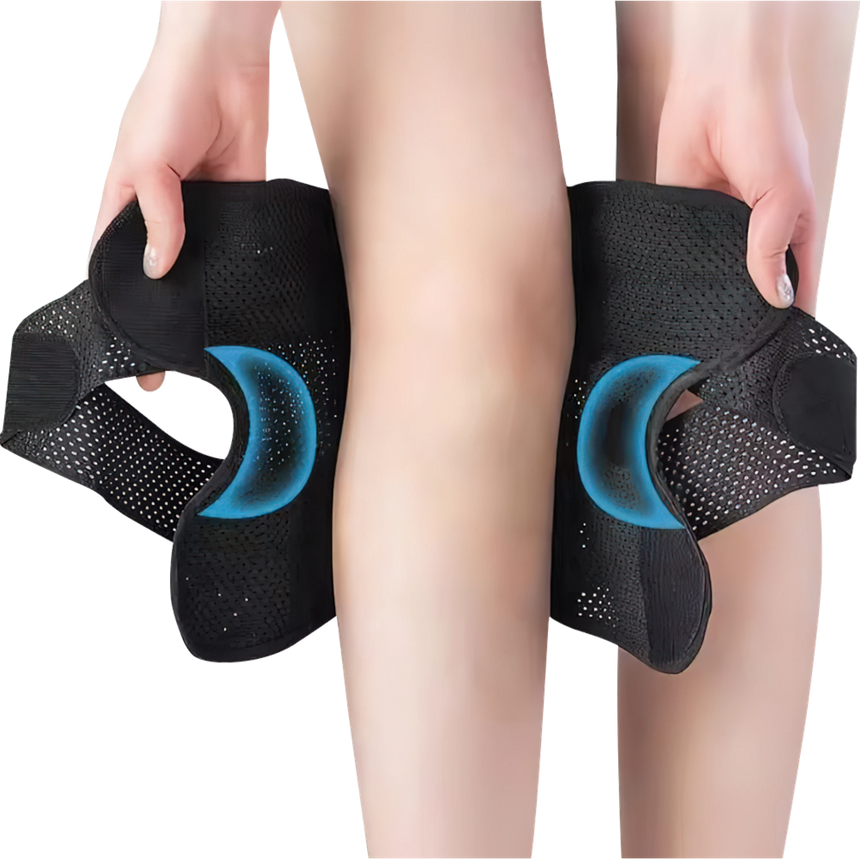 VivaFit Tépőzáras Térdrögzítő Keresztpántokkal és Fém Merevítéssel