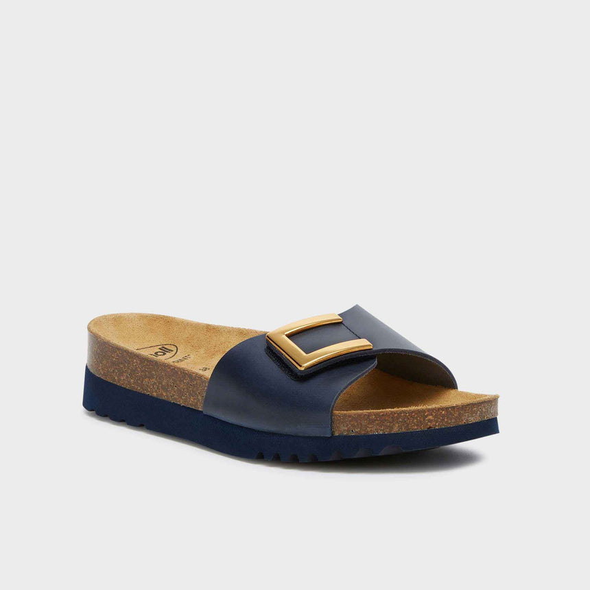 Scholl Monterey Mule - Navy Blue