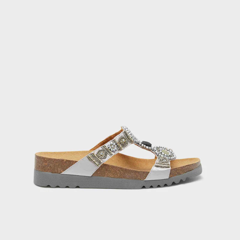 Scholl New Bogota Wedge - Ezüst