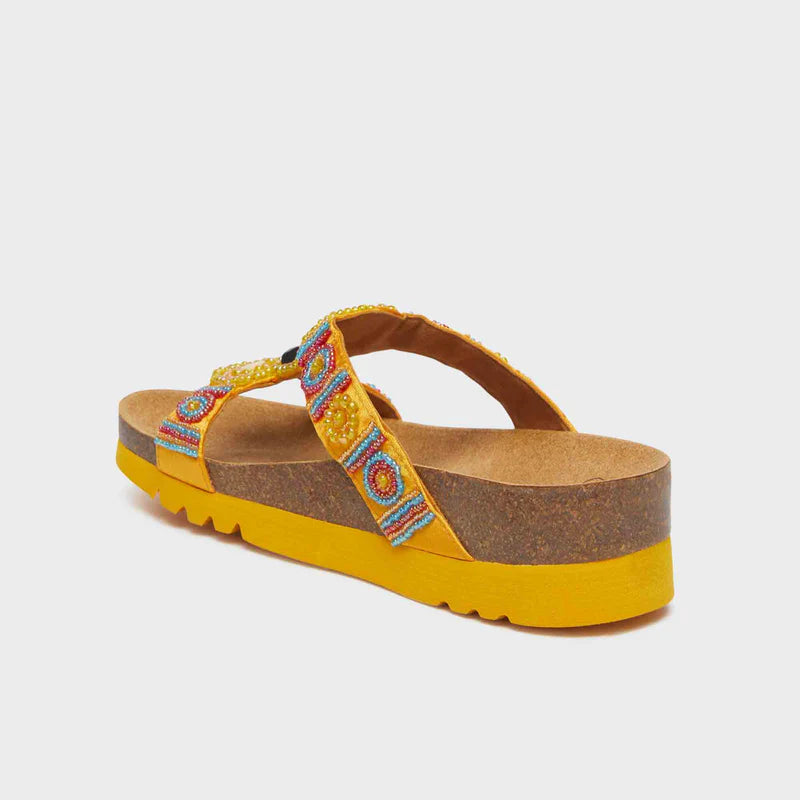 Scholl New Bogota Wedge - Sárga