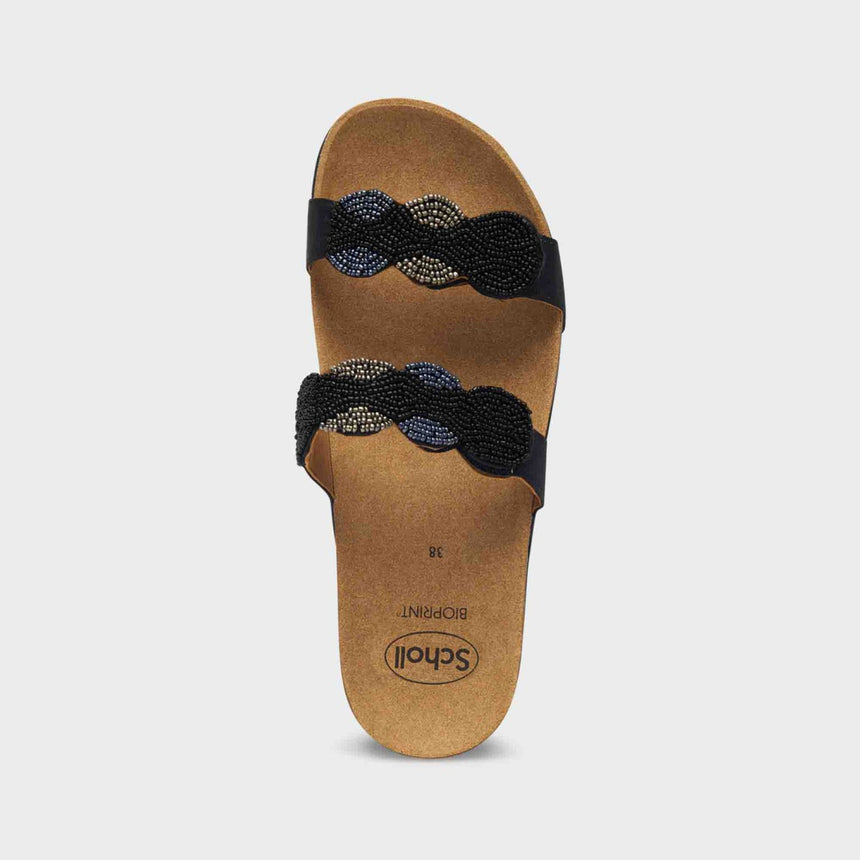 Scholl Palmilla 2 Straps - Fekete