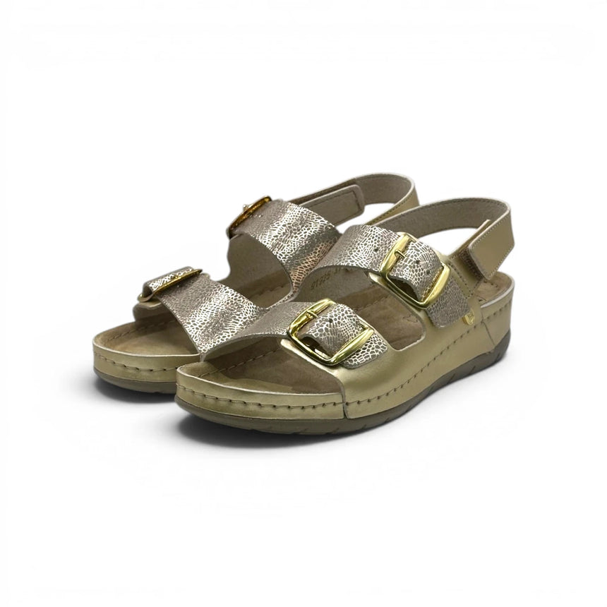 Scholl Aberdeen Sandal - Platina
