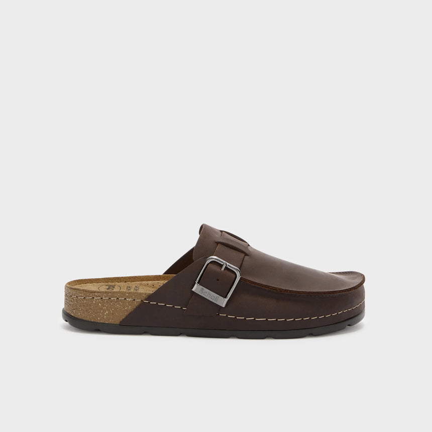 Scholl Bora Moccasin - Sötétbarna (Olajos bőr)