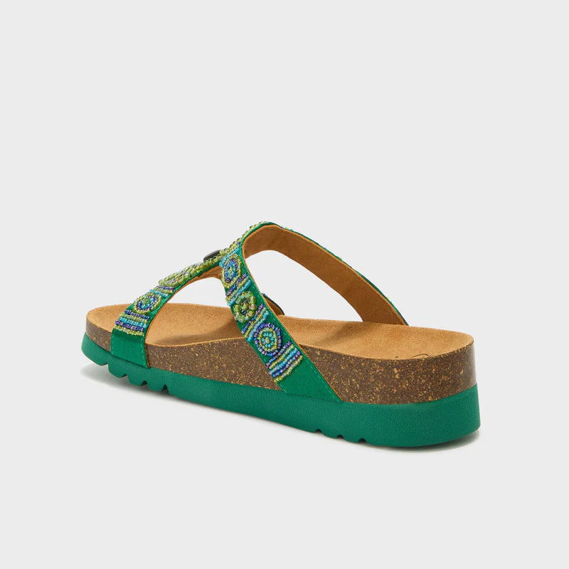 Scholl New Bogota Wedge - Smaragdzöld