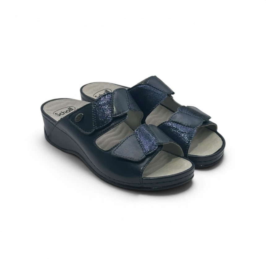 Scholl Nives 2 Straps - Navy Blue