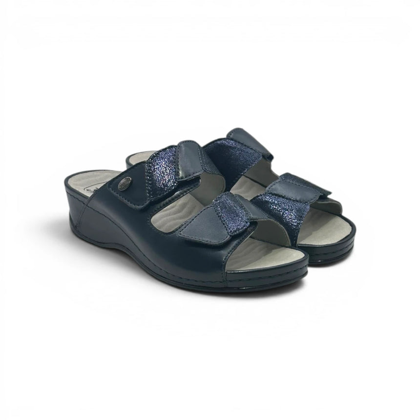 Scholl Nives 2 Straps - Navy Blue