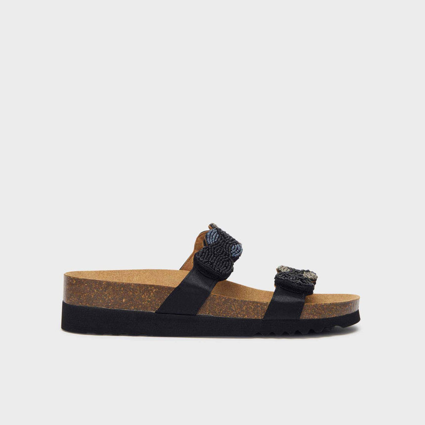 Scholl Palmilla 2 Straps - Fekete