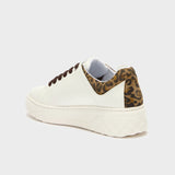 Scholl Urban Laces - White/Leopard