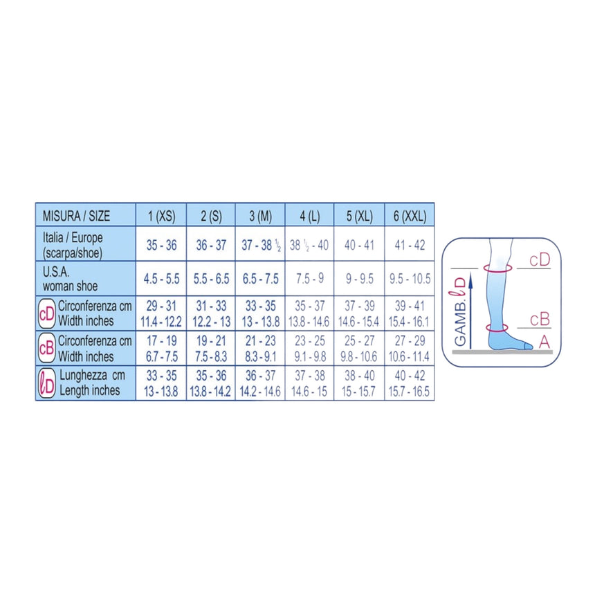 Scudotex 478 Kompressziós térdharisnya - 70 den