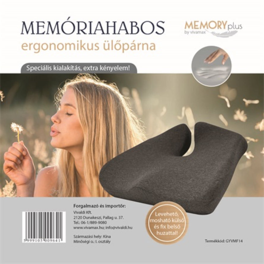 Vivafit Memóriahabos Ergonomikus Ülőpárna